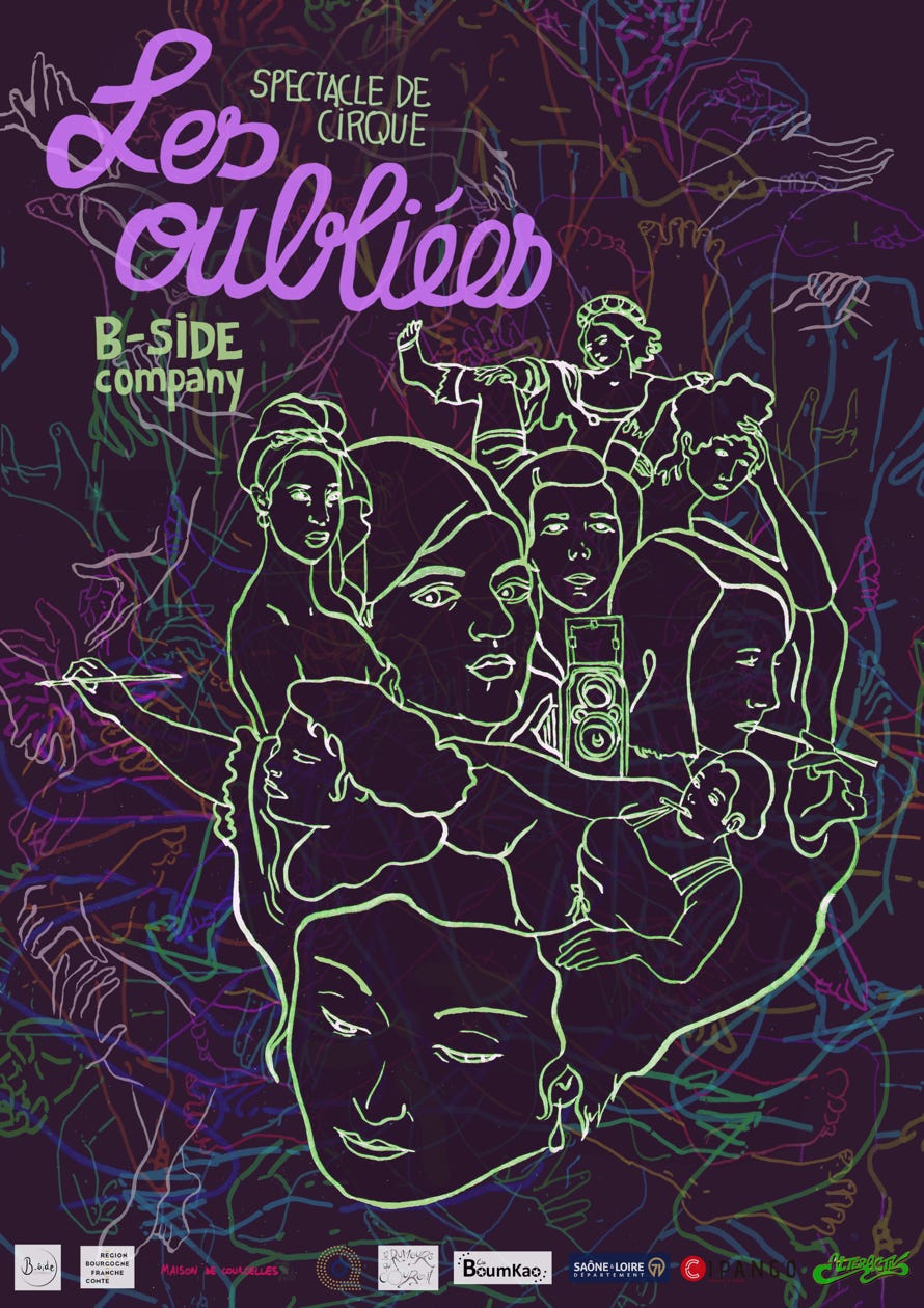 spectacle les Oubli&eacute;es B-side Company